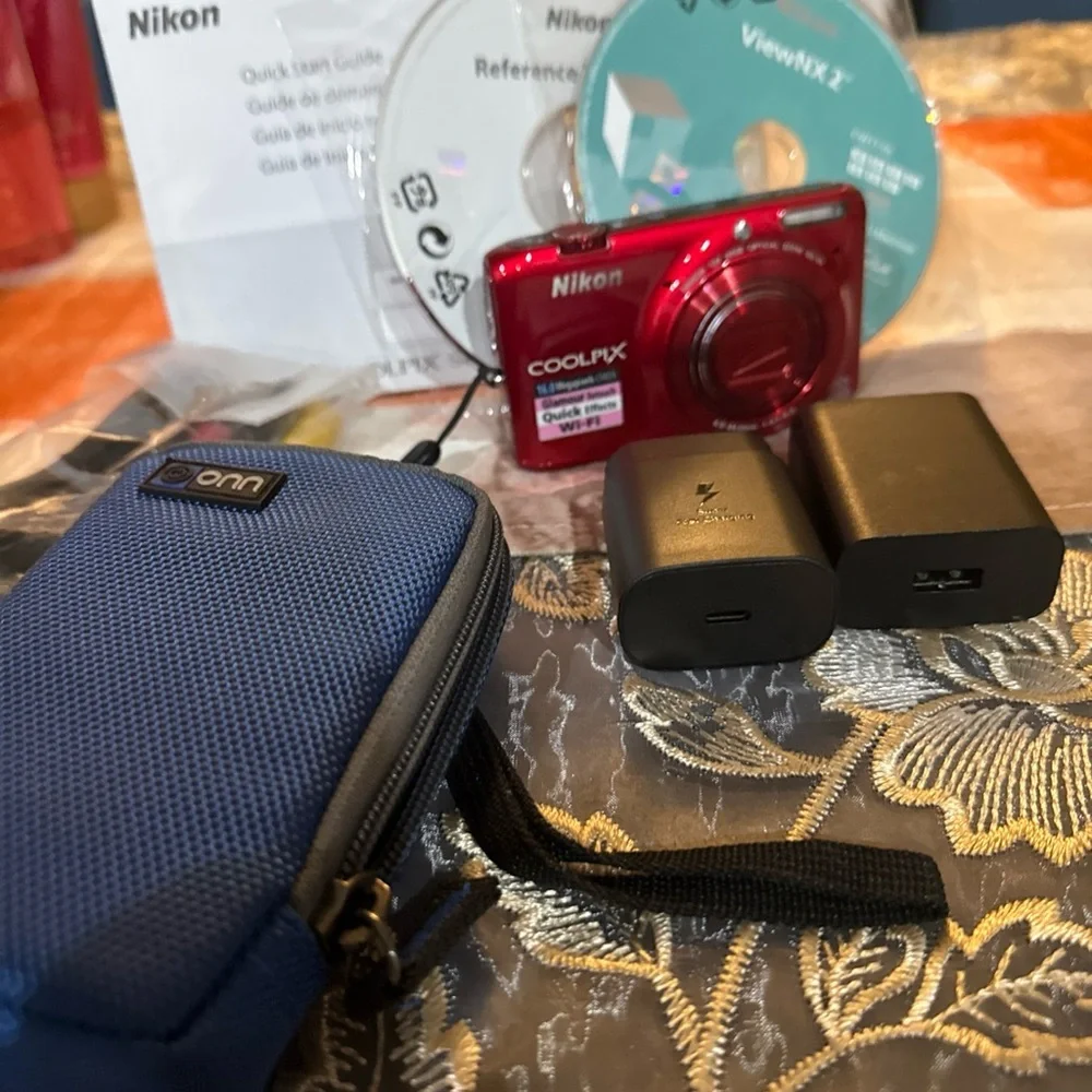 Nikon COOLPIX Red Digital Camera,